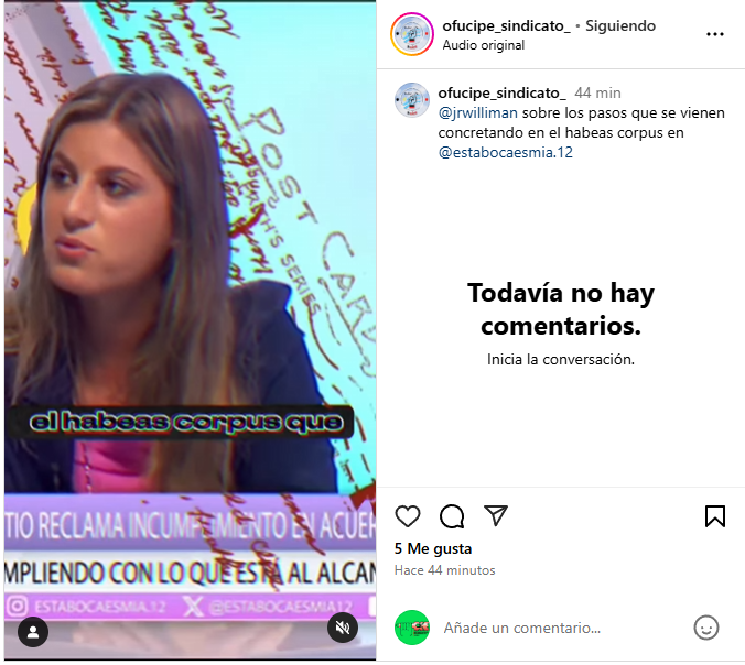 Williman sobre los pasos que se vienen concretando en el habeas corpus en @estabocaesmia.12